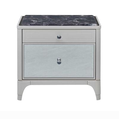 Portnoy Night Stand with Jewelry Tray - Ivory - With 2-Year Warranty